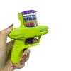 Non-Toxic Kids Outdoor Game Foam Disc Gun Toy Flying Disc Shooting Launcher Gun Double Parent-Child Interactive Toy For Children Gifts