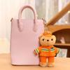 Cute Polices Bear Keychain Charm Unique Polices Bear Key Chain Soft Plush Keyrings Bag Decoration for Everyday Use