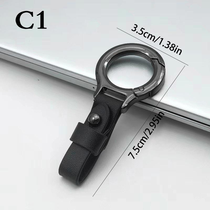 Car Key Chain Pendant Men And Women Personality Creative High-End Simple Waist Hanging Car Chain Ring Pendant Anti-Scratch Wear C1