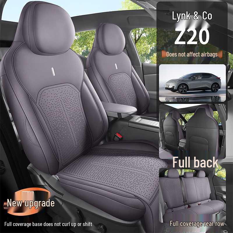 Lynk & Co Z20 Car Seat Cover: Full Coverage, Breathable, All-Season Flocking Cushion for 2025-2026 Models