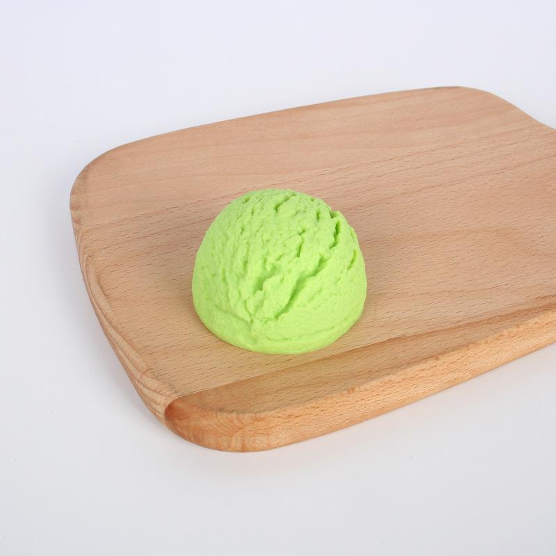 PVC Ice Cream Ball Dessert Prop for Display and Photography