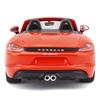 Bburago 1/24 Scale Porsche 718 Boxster Orange / Diecast Model Car, Finished Product, 18-21087 OG