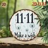 Vintage Round Metal Dandelion Sign for Garden and Home Decor