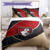 Set Lenzuola Stampato Calcio Bournemouth 3 Pezzi, Comodo Set Copripiumino per Camera da Letto Amico della Pelle