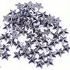100 Acrylic Diamond Flat Bottom Gold and Silver Five-pointed Star DIY Production of Decorative Clothing Accessories Accessories