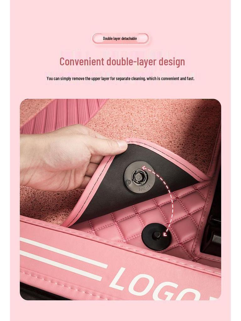 Maßgeschneiderte Autoteppiche für JAC e10x - Original Seidenschleifen-Design