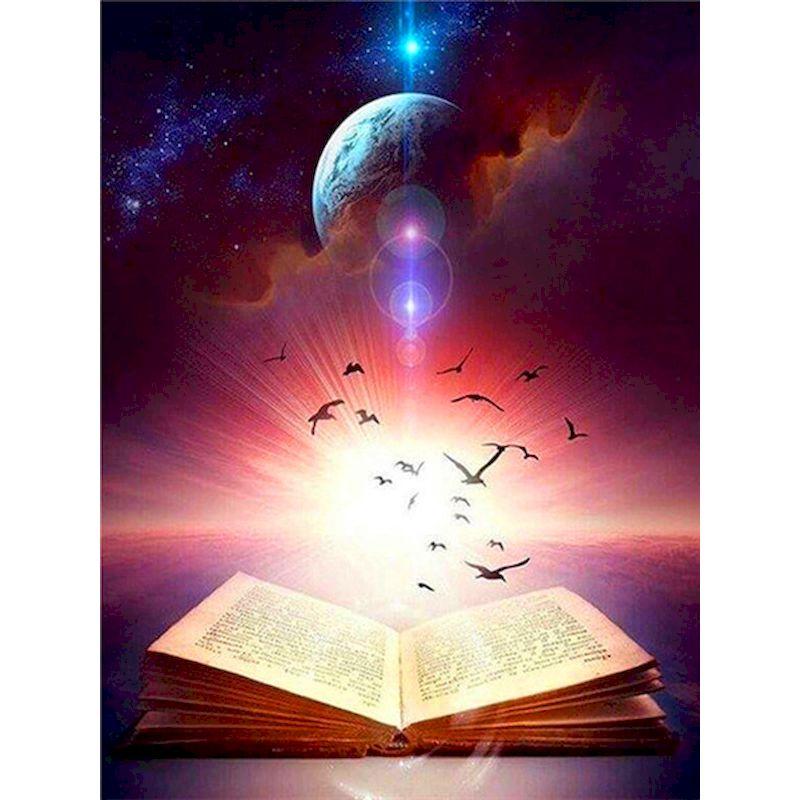 5D Diamond Painting Full Round Book Diy Mosaic Landscape Cross Stitch Diamond Embroidery Painting Kits Home Decor