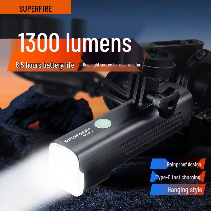 SupFire BL12-A Rechargeable Bicycle Front Light