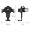 Hub Caps Gravity Car Phone Holder Air Vent GPS Stand Accessories For Renault Clio Koleos Megane Espace QM6 Kadjar Captur Scenic