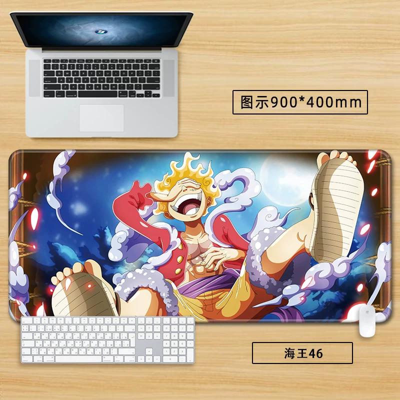 Anime Merchandise ONE PIECE Office Mouse Pad Oversized Boys Nautical King Animation Game Roronoa Zoro Computer Keyboard Cute Large Desktop Table Mat