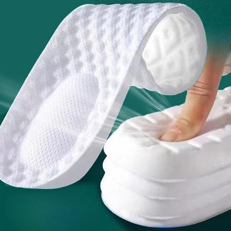 Solette per scarpe sportive Soletta da corsa super morbida per i piedi Cestini per assorbimento degli urti Suola per scarpe Supporto per l'arco plantare Inserti ortopedici