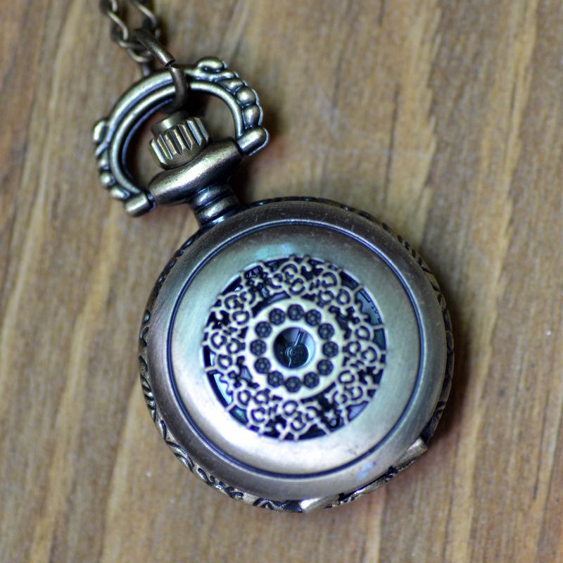 Retro Pocket Watch Men's and Women's Necklace Watch