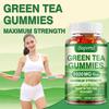 Green tea gummies; 1,020 mg per serving; contains Garcinia Cambogia, raspberry ketone, and coffee bean extract; promotes digestion.