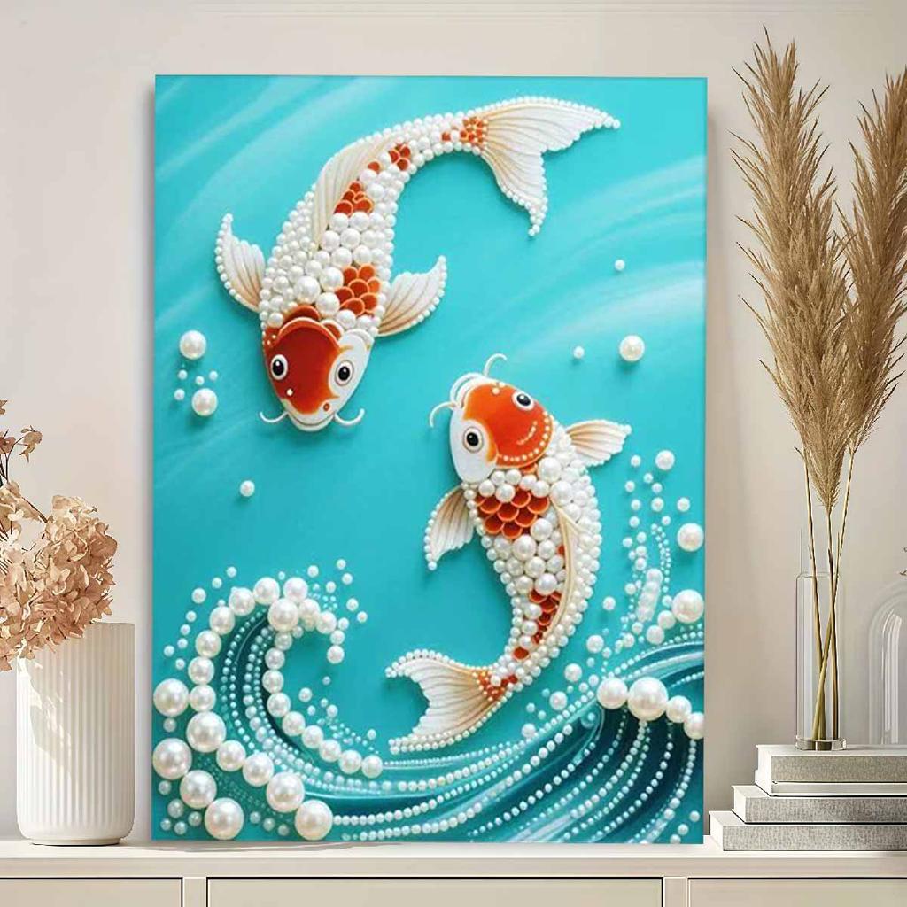 DIY Perch Pearl Art Painting for Home Wall Decor Pearl Gem Paintings Picture Arts Craft  for Adults/Beginners Gift Idea Home Decor Without Frame
