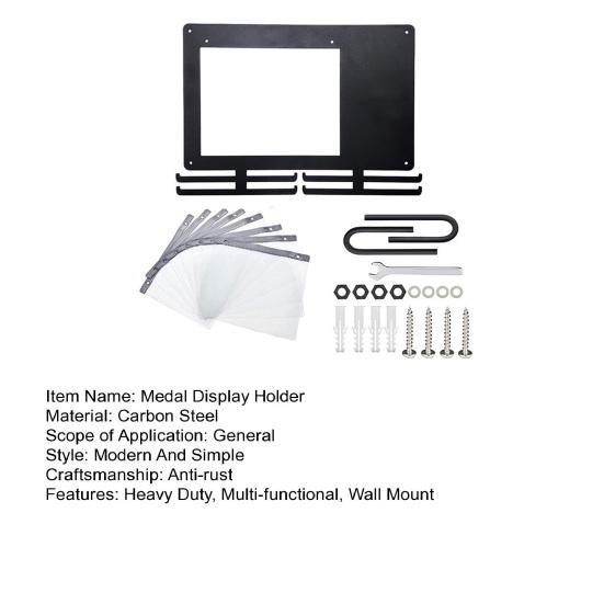 Marathons Medaillen-Ausstellungsregal Startnummernhalter Schwerlast Multifunktional Wandmontage Läufer Laufen Startnummer Rennmedaillen Aufhänger Ständer