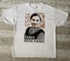 Rosa Parks Nah Graphic White T-shirt Adult Size Large Mens