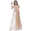 18-Year-old bar mitzvah girl girl dress fairy super fairy Mori female high school dress small evening dress
