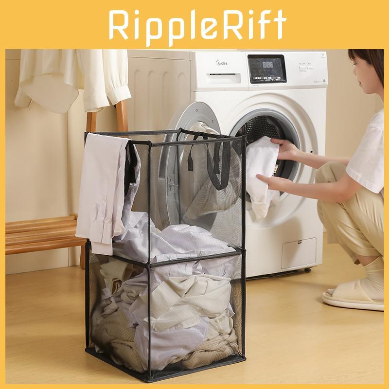 Plastic Collapsible Laundry Basket With Drainage For Home Organization And Storage