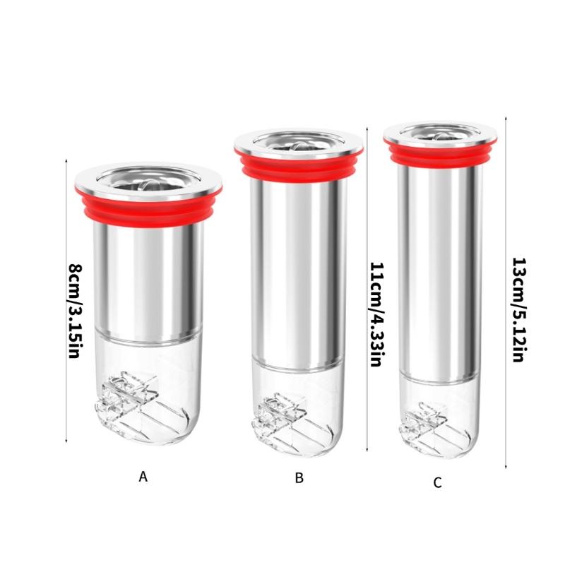 Steel Extended Floor Drain Cores Adjustable Sewer Extension Pipe Simple Installs for Efficient Bathroom Drainages Solution