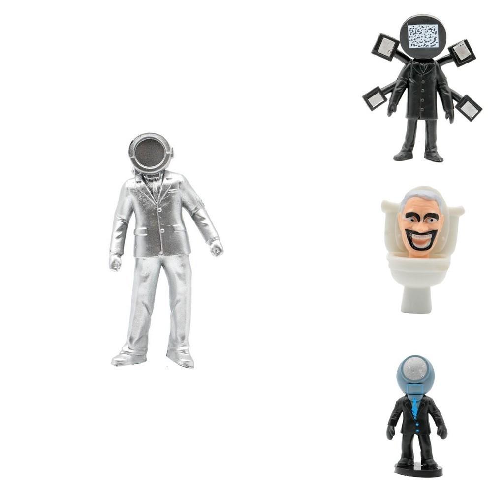 Skibidi Toilet Pvc Collectible Figure Interactive Game Desktop Decoration