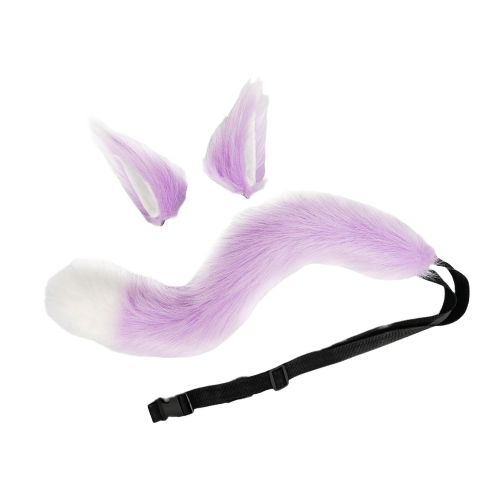 

Набор ушей и хвоста для детей унисекс из плюша для нарядного платья для выступлений