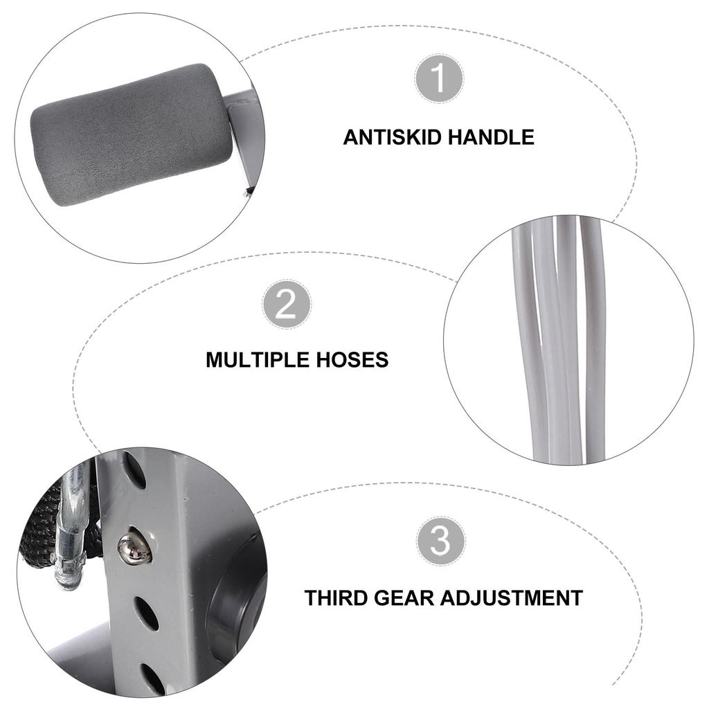 Auxiliary Belly Fitness Equipment Device Abdomen Exerciser Floor Push Up Bar Sit-up Assist Suction Cup