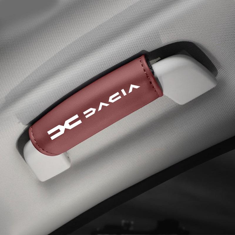

Leather Car Roof Armrest Pull Cover Handle Gloves Protection Bog For Dacia Logan Sandero Duster Lodgy Spring Jogger Accessories