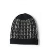 Women Colorful Silk Pure Cashmere Knit Beanie Hat Warm Winter Fashion Checkered Pattern Headwear Soft Cozy Casual Cap Dedicate