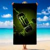 Monster Energy Schnelltrocknendes Mikrofaser-Strandtuch Weich Saugfähig Sandabweisendes Handtuch Für Strand Pool Reisen Sommer