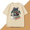 Funny Dragon Graphic Tee Shirt Men Women Vintage Printed Mens Clothes Fun Cotton Short Sleeve Round Neck Tshirt Loose Tees