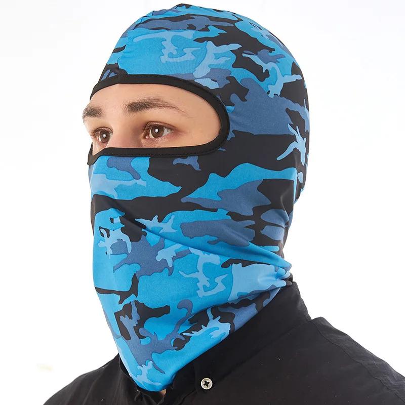 Camouflage Balaclava Full Face Cycling Mask Quick Dry Outdoor Road Bike Helmet Scarves Liner Caps Mtb Cycling Uv Protection Cap