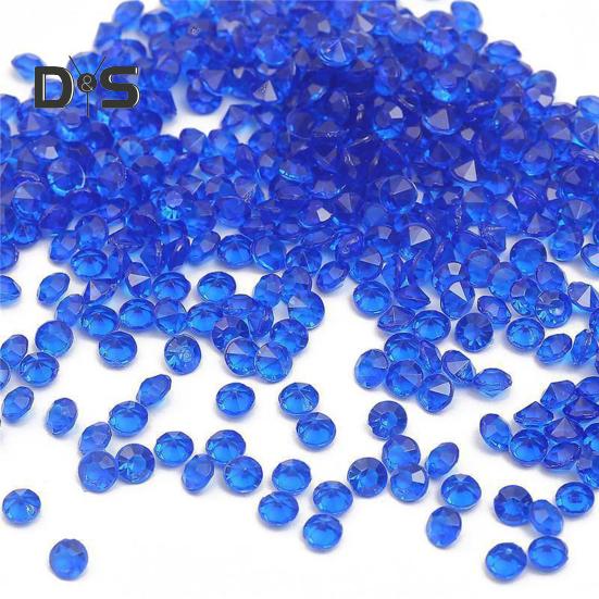 1000Pcs Acrylic Rhinestones Colorful Resin Faux Crystal Gems DIY Crafts Vase Fillers Weddings Home Table Decor