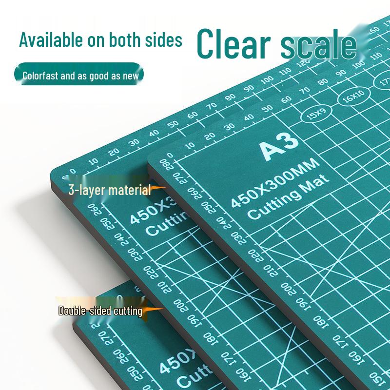 A3 3mm Extra Thick Cutting Mat: Handmade, Durable Pad for Paper Cutting & Writing
