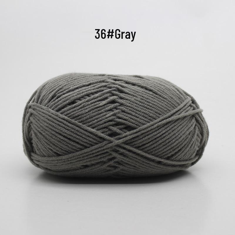Medium Thick Handmade Cotton Baby Yarn for Knitting, Crochet, and DIY Projects