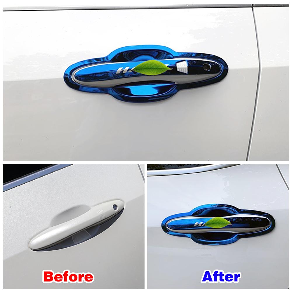 For Haval H6 2018-2024 Car Exterior Modify Door Handle Cover Side Door Bowl Trim Stainless Steel Decoration Protection Sticker