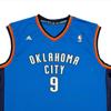 Adidas NBA Ibaka Thunder 9 Jersey Sleeveless Comfortable Print Unisex Tops 7818A-3CB-AEB1308