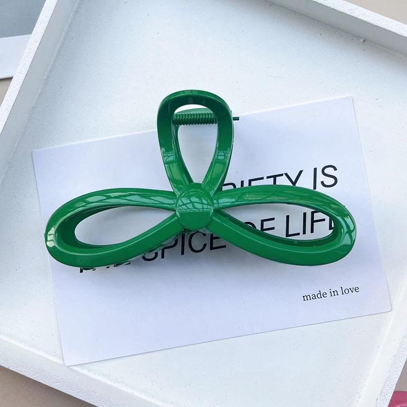 Barrette à cheveux style ins avec grande capacité et design élégant en forme de nœud