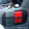 1 Pc Oxford Fabric Car Storage Net Bag Automotive Pasted Pocket Multi-use Car Seat Back Organizer Stowing Tidying Nets