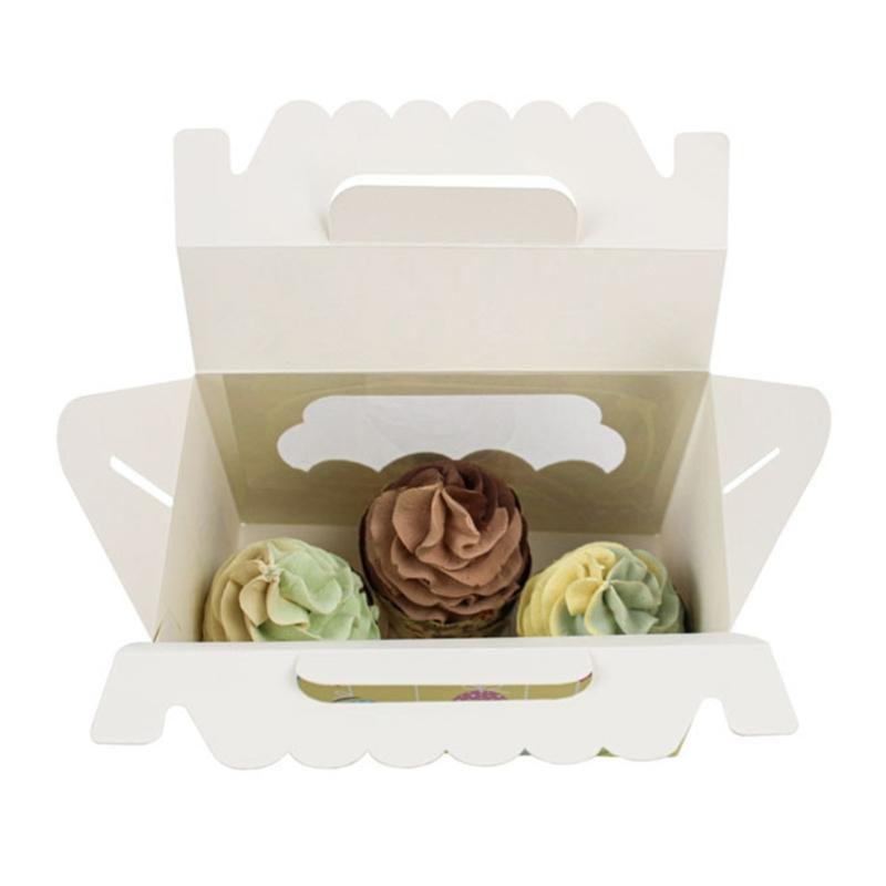 12Pcs Easter Themed Gift Packaging Boxes with Handles and Clear Window Candy Chocolate Holder Case for Holiday Supplies