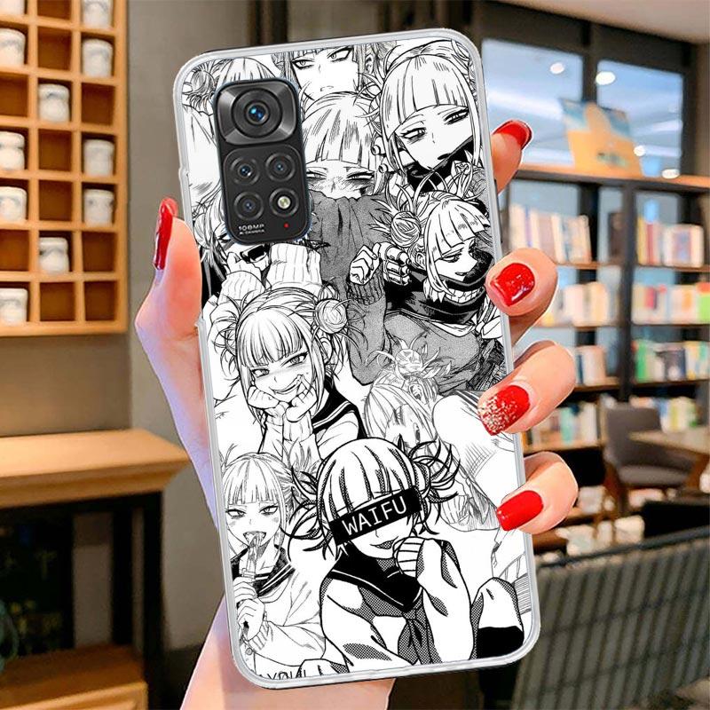 Himiko Toga Waifu Anime MHA Cover Phone Case For Xiaomi Redmi Note 15 14 13 12 11 10 Pro Plus 14S 12S 11S 11T 11E 10S Soft Funda