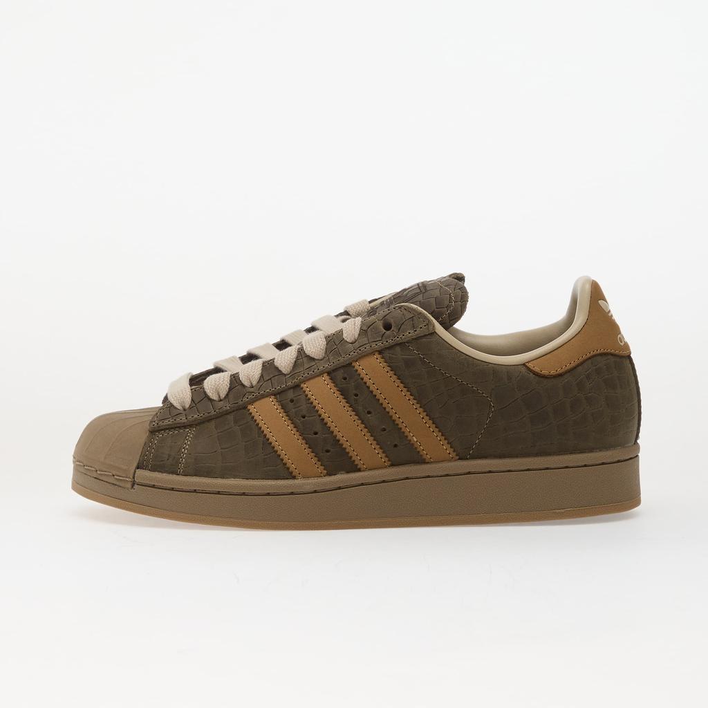 Adidas superstar ii sneakers leather khaki