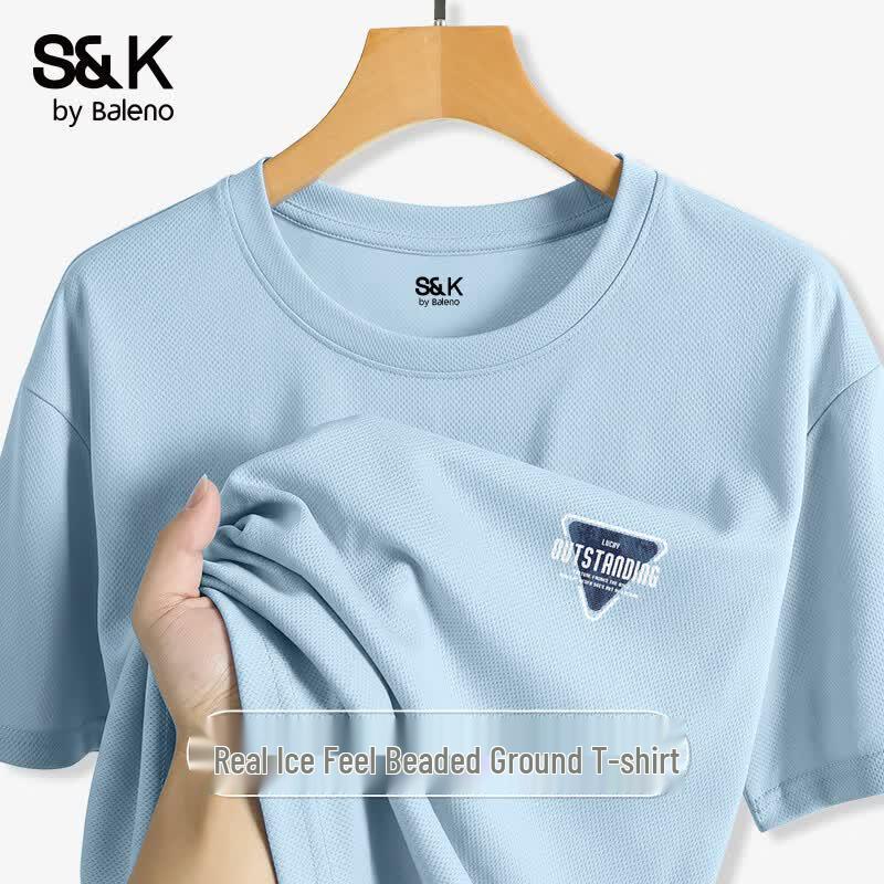 Baleno Men s Ice Silk Quick-Dry Short Sleeve T-Shirt 3XL