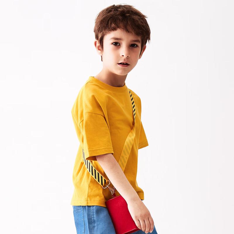 MQD Boys' Solid Cotton Short Sleeve T-Shirt