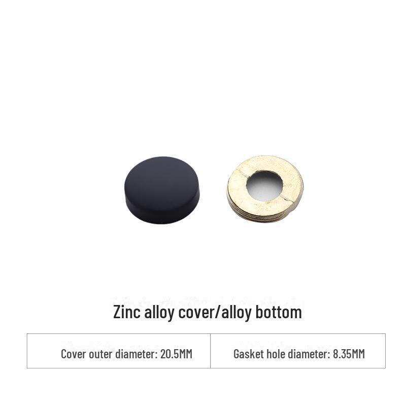 Curved Copper and Stainless Steel Decorative Mirror Nail Caps