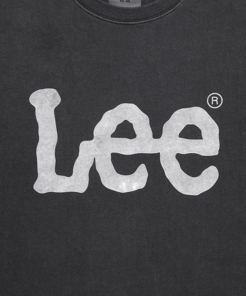 LEE Big Twitch Logo Long Sleeve T-Shirt Pigment Charcoal