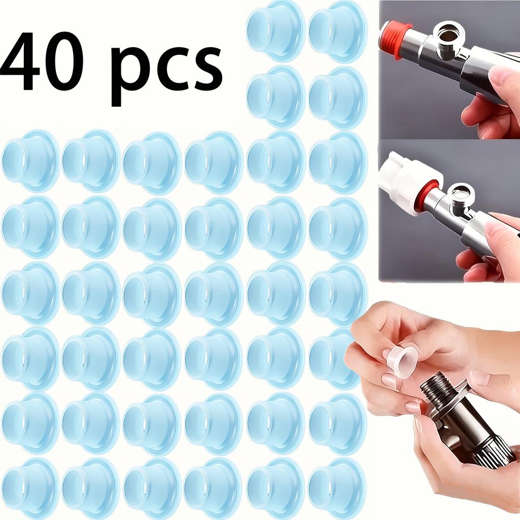 40 High-Quality Silicone Faucet Sealing Washers - Washers And Tape to Prevent Dripping And Leaking, And Durable, Washers | Durable Faucet Washers fo