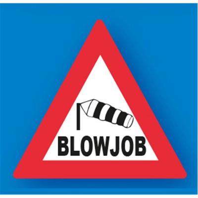 Miko Blowjob Metal Trafik İşareti