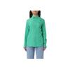 Polo Ralph Lauren Solid Color Polo Collar Single Breasted Long Sleeve Shirt Women Shirts Green 211920516-013
