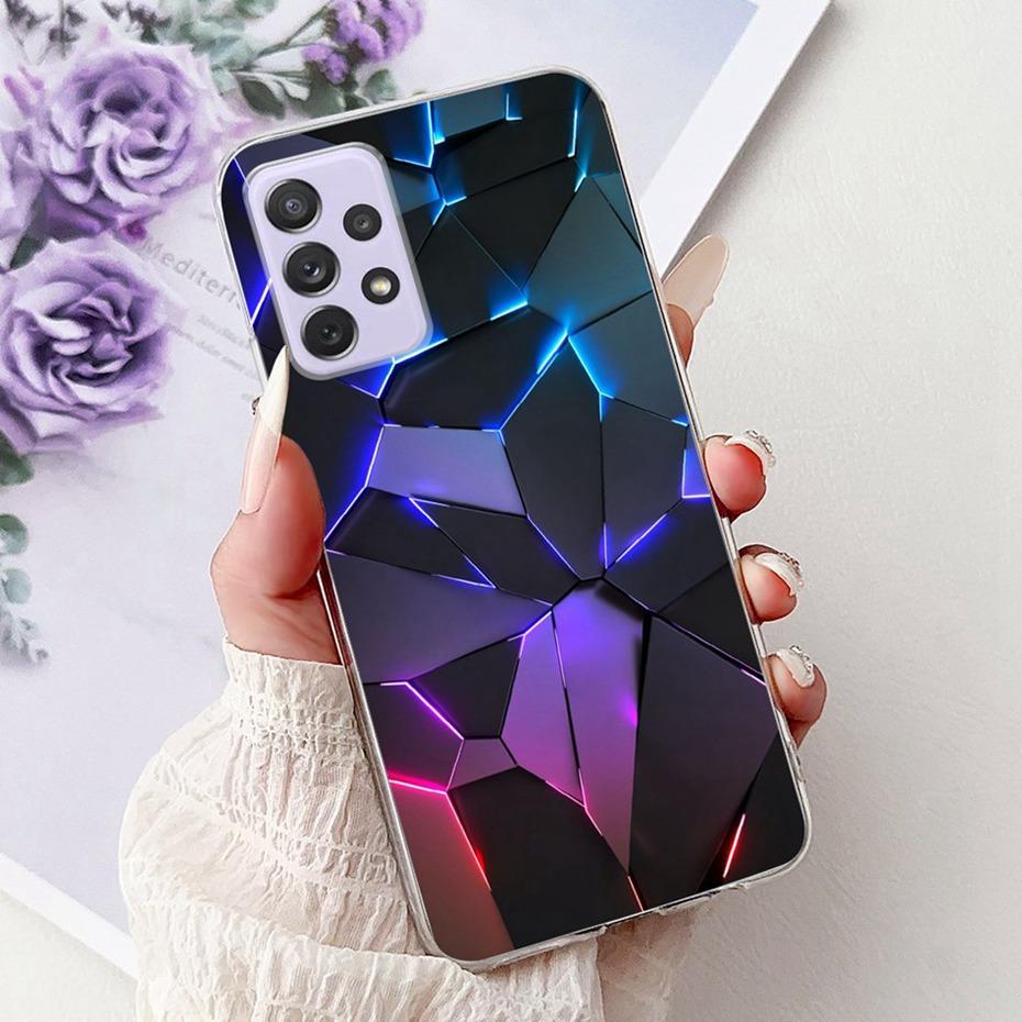 Modische Malerei Hülle Für Samsung Galaxy A72 A52 A52s 5G Weiche Silikon TPU Handyhüllen Für Samsung A72 A52 A52s Hüllen Stoßfänger