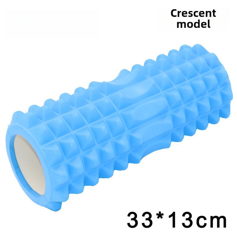33cm EVA Hollow Wolf Tooth Yoga Foam Roller for Pilates & Balance Training